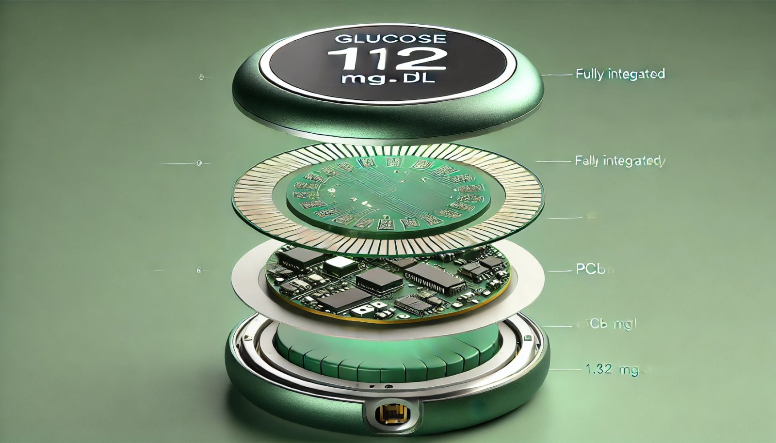 NANOZ Breath Analysis Device - Exploded View
